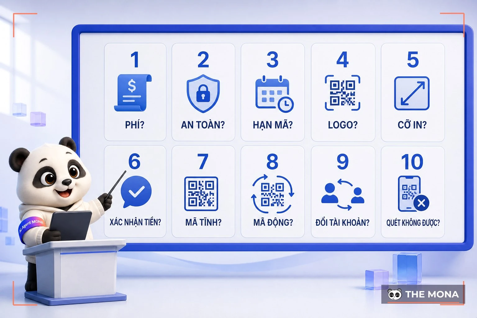 Mười câu hỏi về mã QR thanh toán