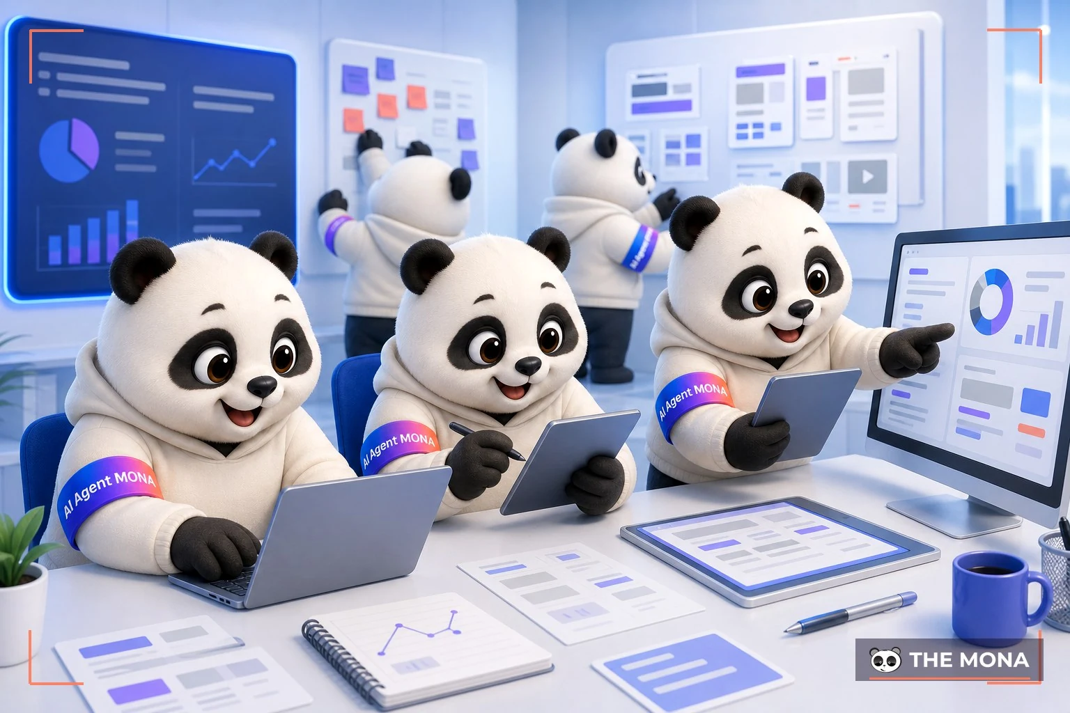 Đội gấu MONA đang thực hiện kích hoạt tiềm năng với microsoft copilot cách tối ưu hóa quy trình marketing trong bối cảnh làm việc thực tế