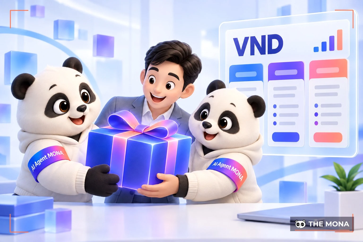 đội gấu mona bàn giao hệ thống mona mail