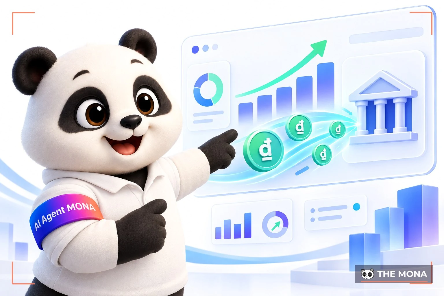 Giao diện quản lý dòng tiền tự động MONA Pay