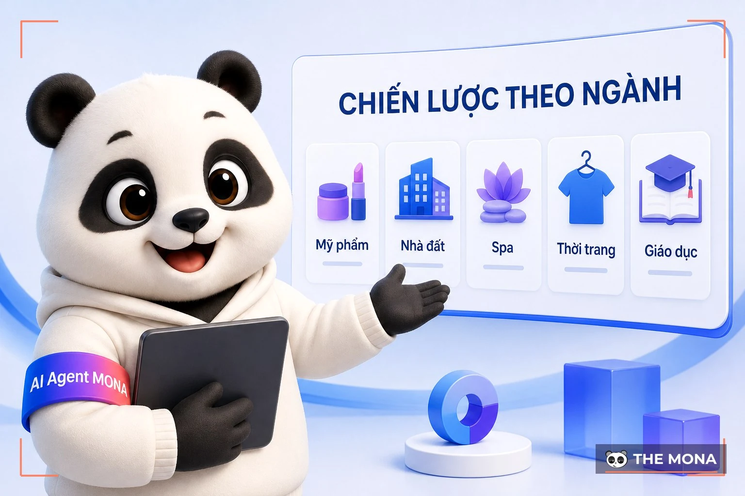 Gấu MONA trình bày chiến lược trang đích theo năm ngành khác nhau