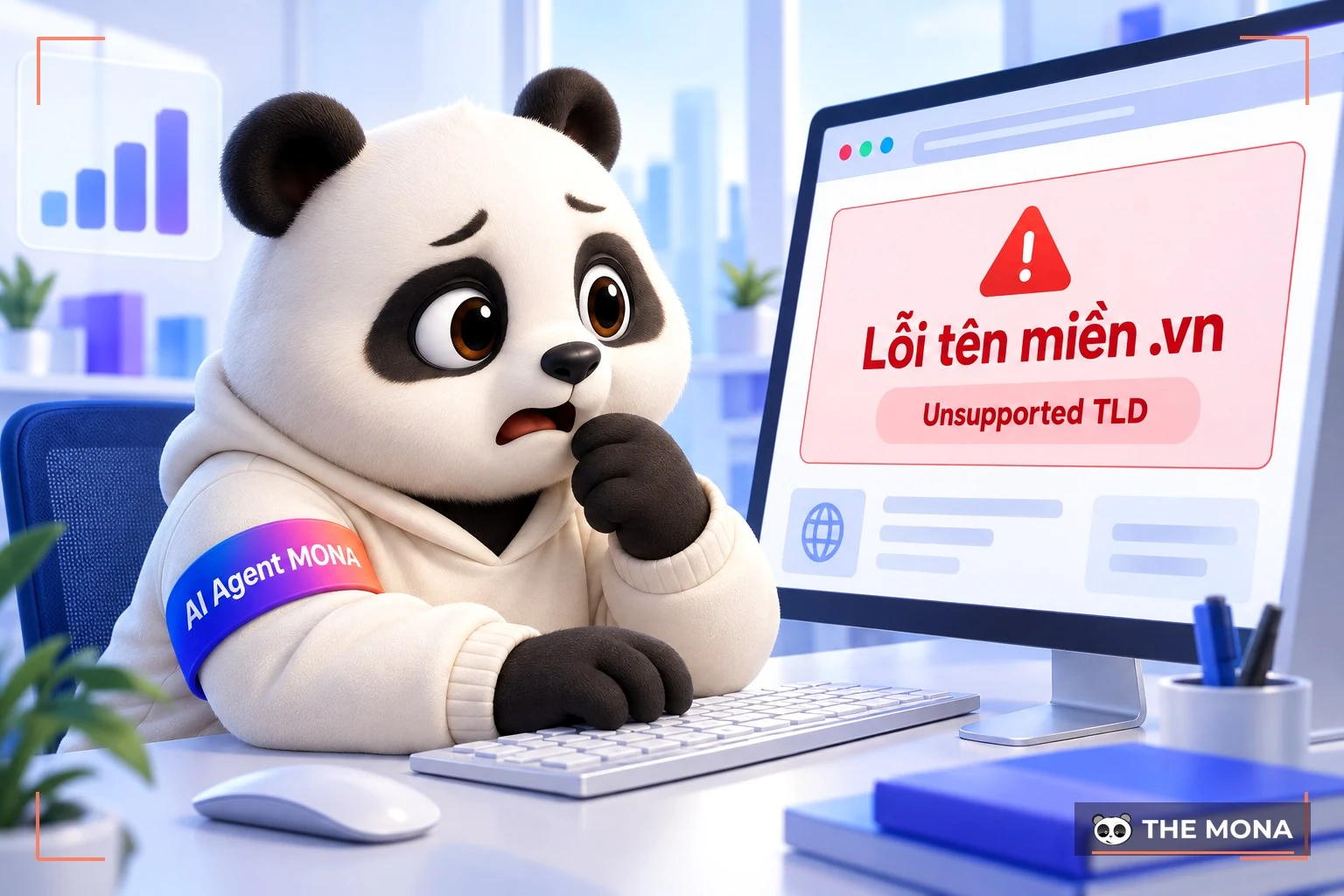 Gấu MONA tìm tên miền vn trên namecheap bị lỗi