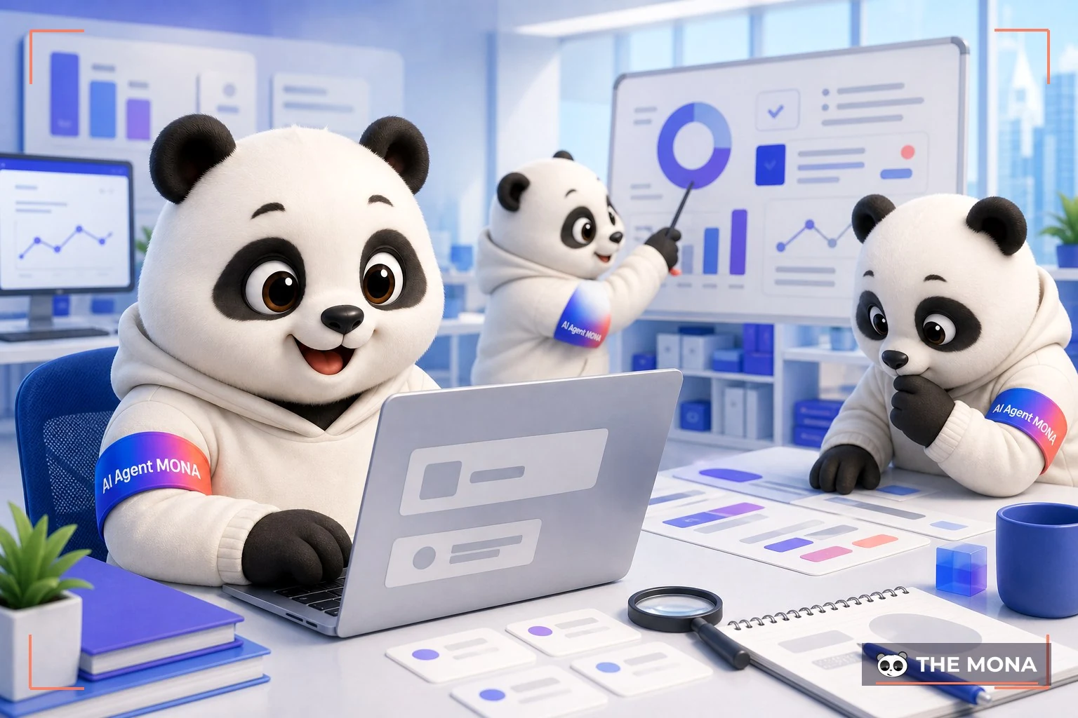 Đội gấu MONA đang thực hiện cách tối ưu hóa từ khóa bí kíp tạo nội dung dễ dàng nhưng hiệu quả trong bối cảnh làm việc thực tế