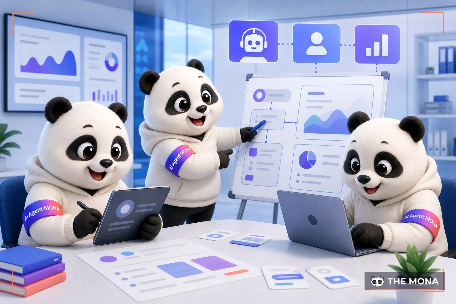 Đội gấu MONA đang thực hiện ra lệnh theo vai trò trick khiến nano banana trả lời như chuyên gia trong bối cảnh làm việc thực tế