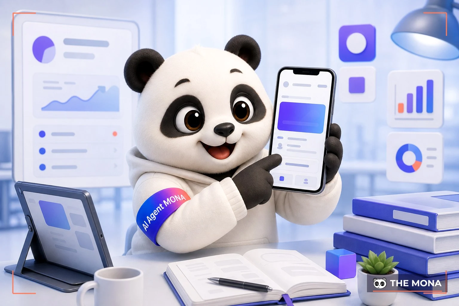 Đội gấu MONA đang thực hiện perplexity trên điện thoại tải ứng dụng và khám phá tính năng ẩn chỉ trong 2 phút trong bối cảnh làm việc thực tế
