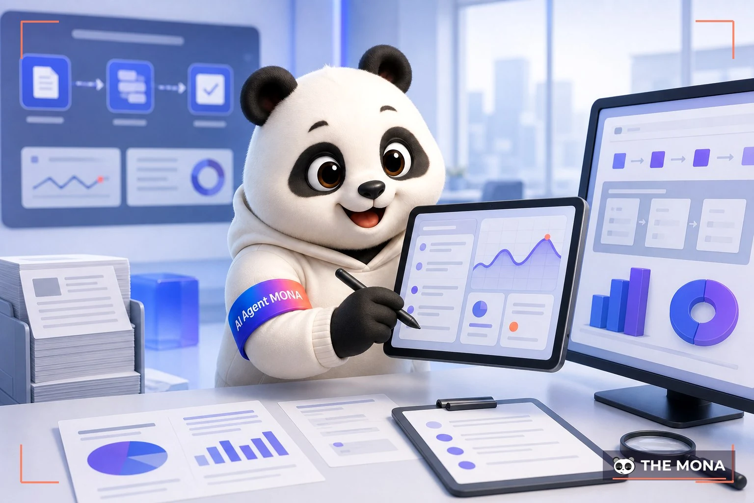 Đội gấu MONA đang thực hiện ai-native đọc, phân loại, dự báo ngay trong nghiệp vụ trong bối cảnh làm việc thực tế