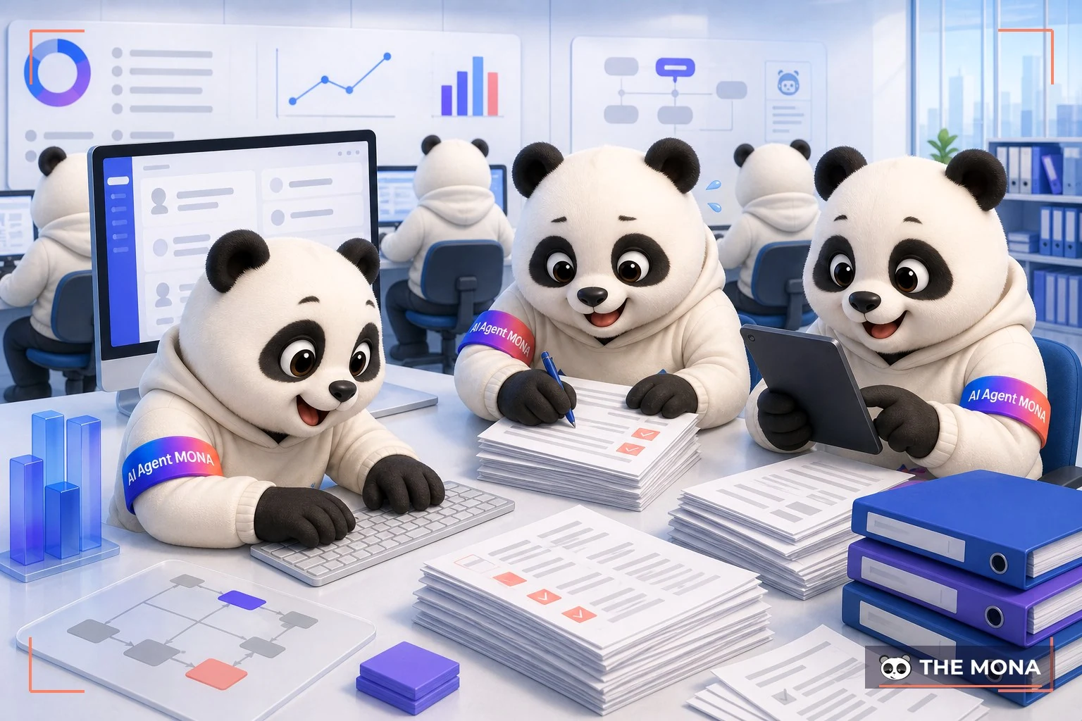 Đội gấu MONA đang thực hiện crm thường thất bại vì bắt người nhập tay, máy không làm gì trong bối cảnh làm việc thực tế
