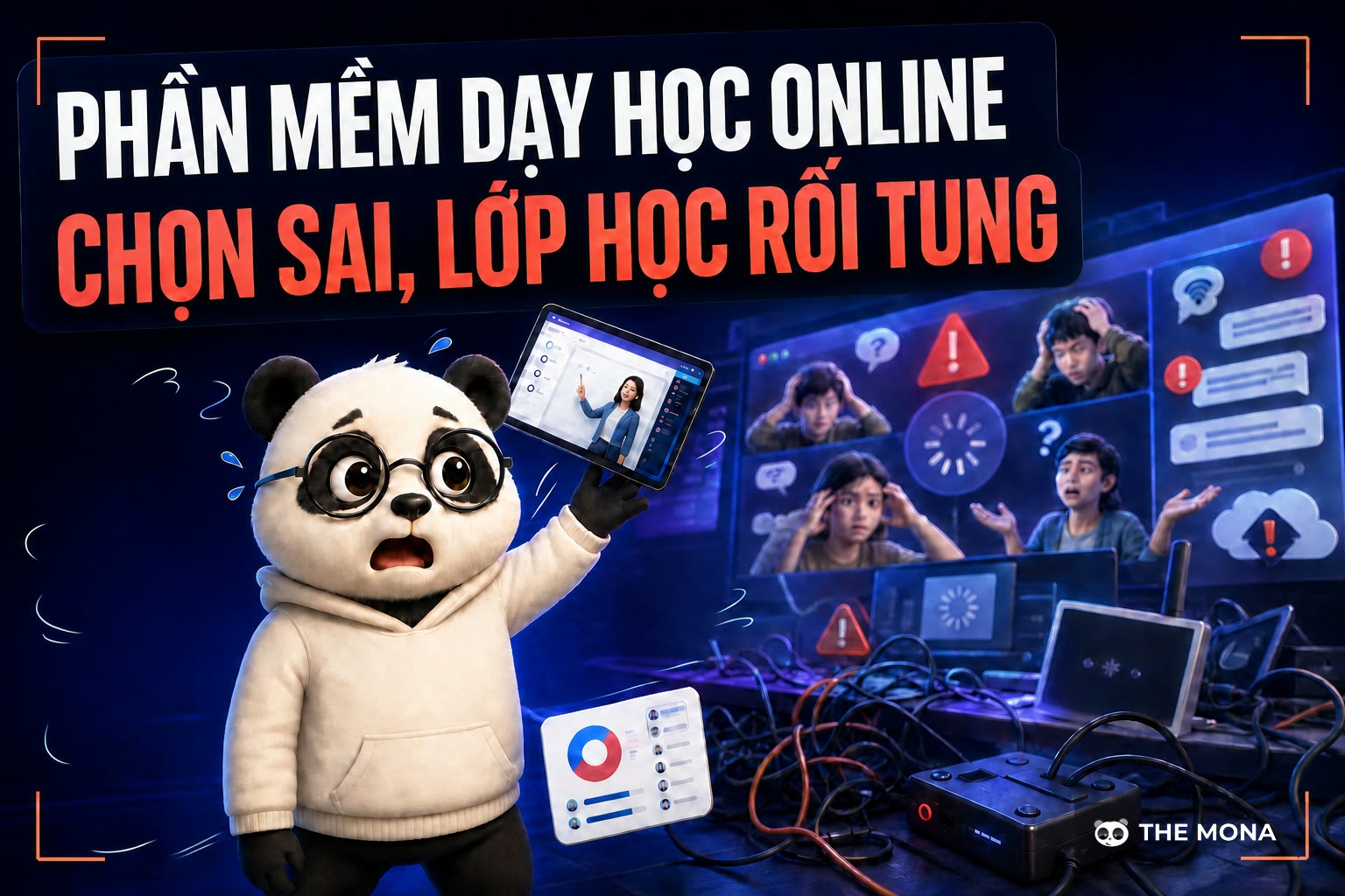 Phần mềm dạy học trực tuyến chọn sai làm lớp học rối