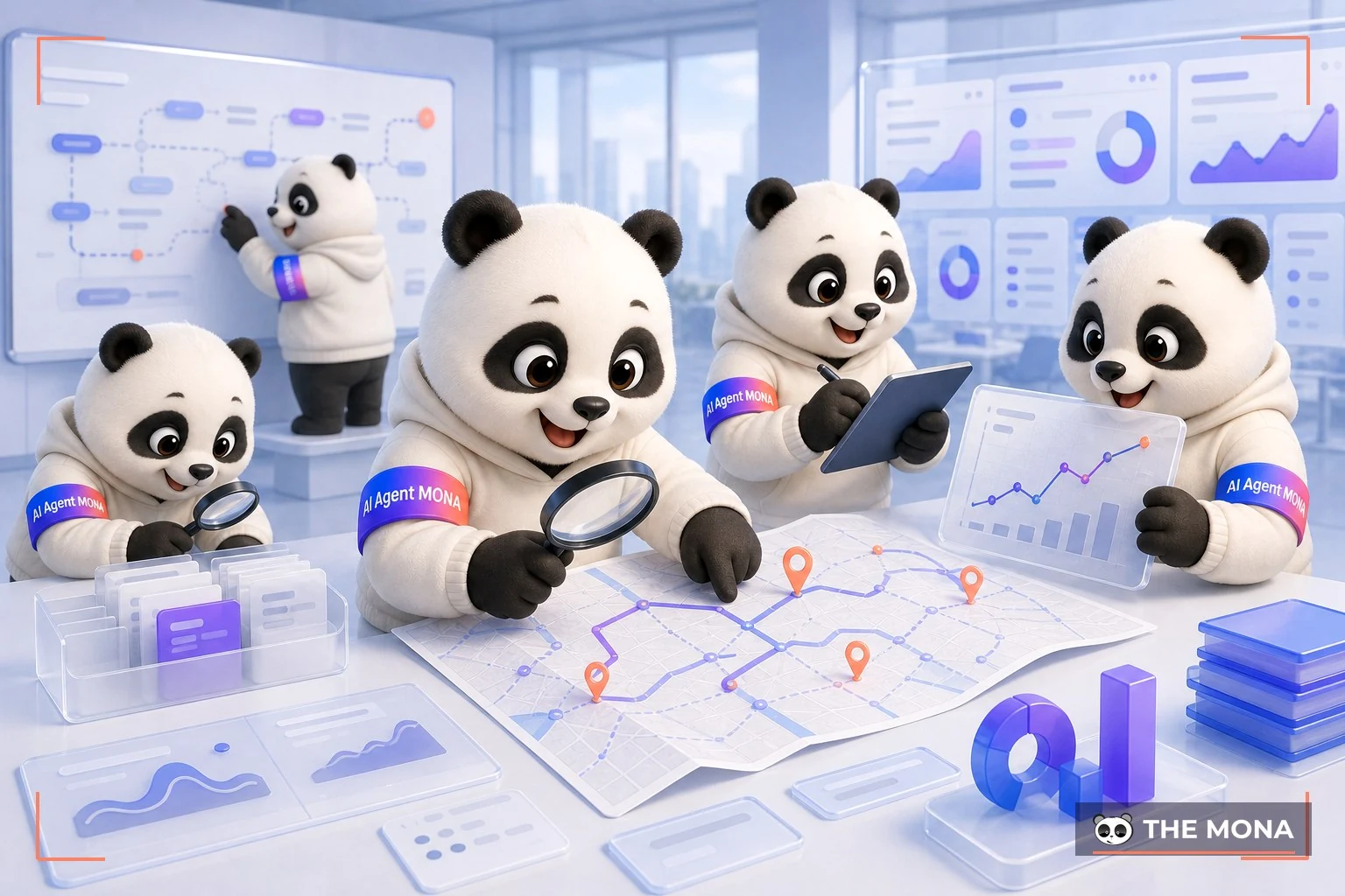 Đội gấu MONA đang thực hiện mona biến lộ trình thực tế thành dữ liệu minh bạch như thế nào trong bối cảnh làm việc thực tế