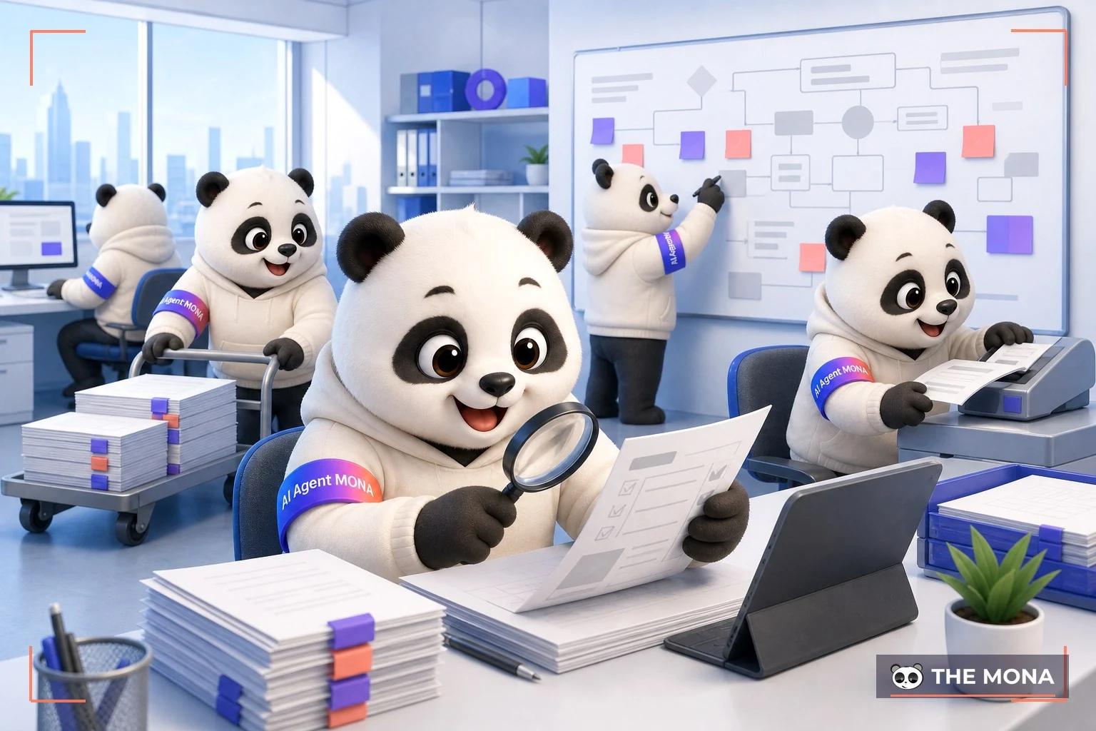 Đội gấu MONA đang thực hiện phòng ban phình ra vì việc lặp được ngụy trang thành trách nhiệm trong bối cảnh làm việc thực tế