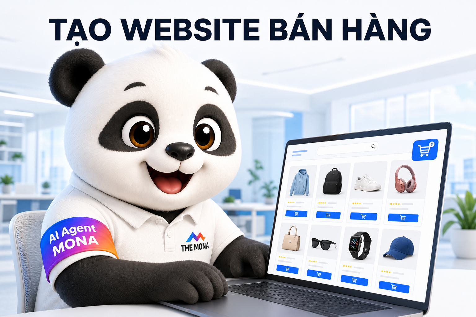 Tạo website bán hàng — gấu MONA hướng dẫn dựng web WordPress WooCommerce