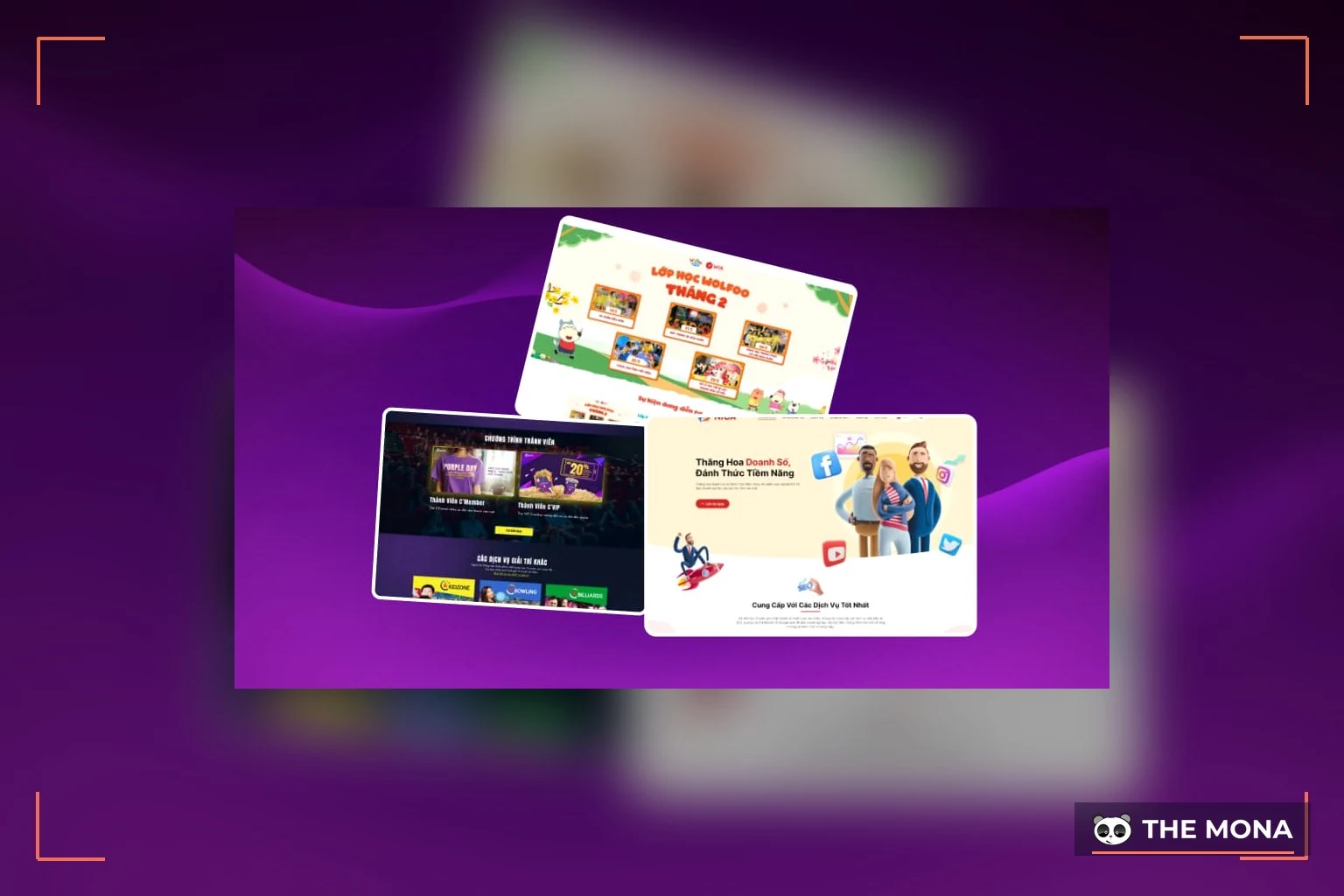 Giao diện thiết kế website độc quyền theo nhận diện thương hiệu