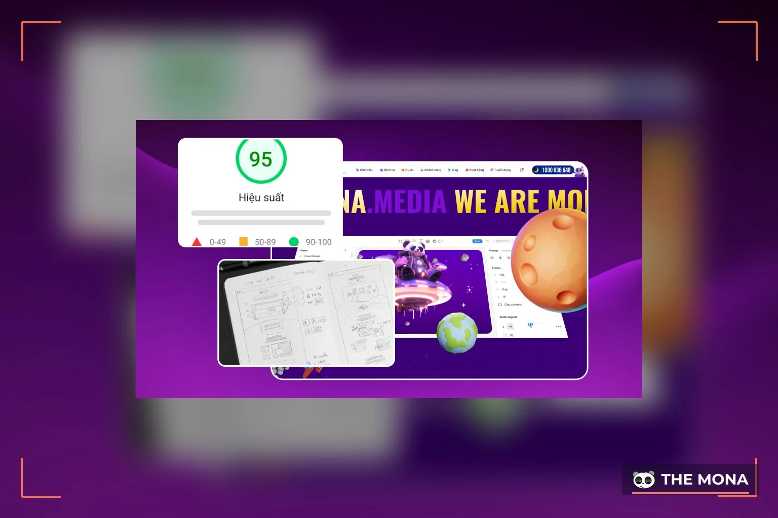 Mô hình các lớp tạo nên một website doanh nghiệp chuyên nghiệp