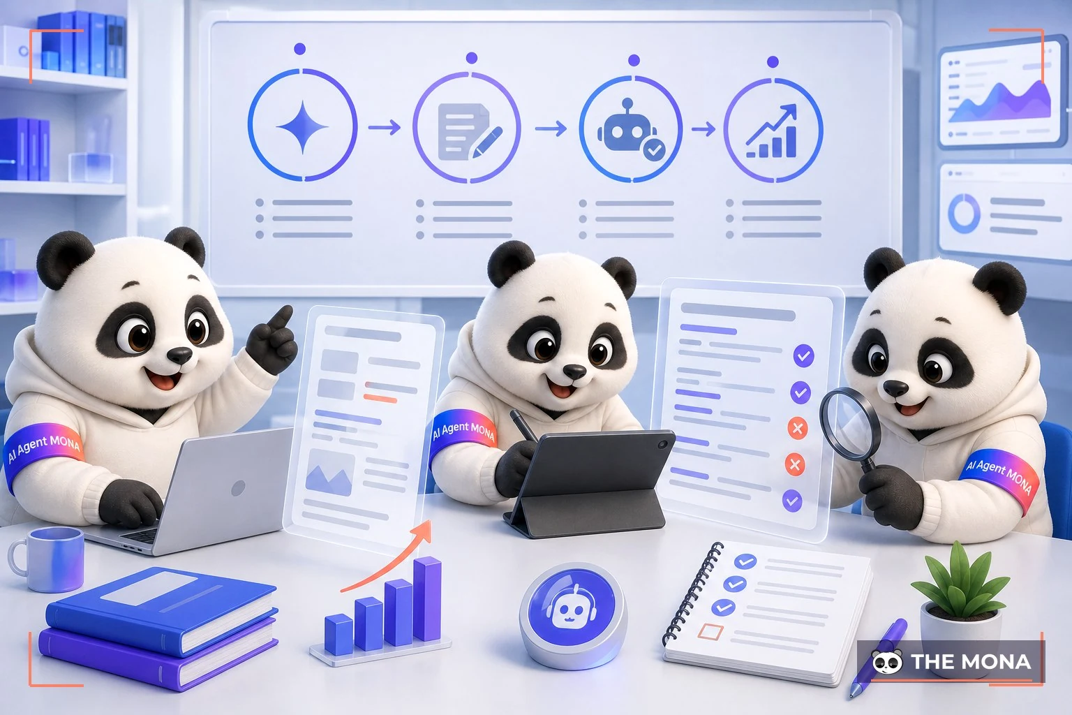Đội gấu MONA đang thực hiện chuỗi lệnh cải tiến 4 vòng ép gemini viết bài chuẩn seo, tự động sửa lỗi và tối ưu trong bối cảnh làm việc thực tế