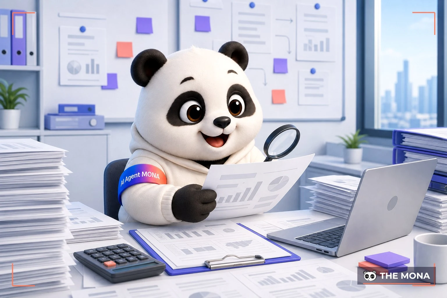 Đội gấu MONA đang thực hiện khi hàng chục nhân sự vẫn loay hoay với báo cáo cuối tháng trong bối cảnh làm việc thực tế