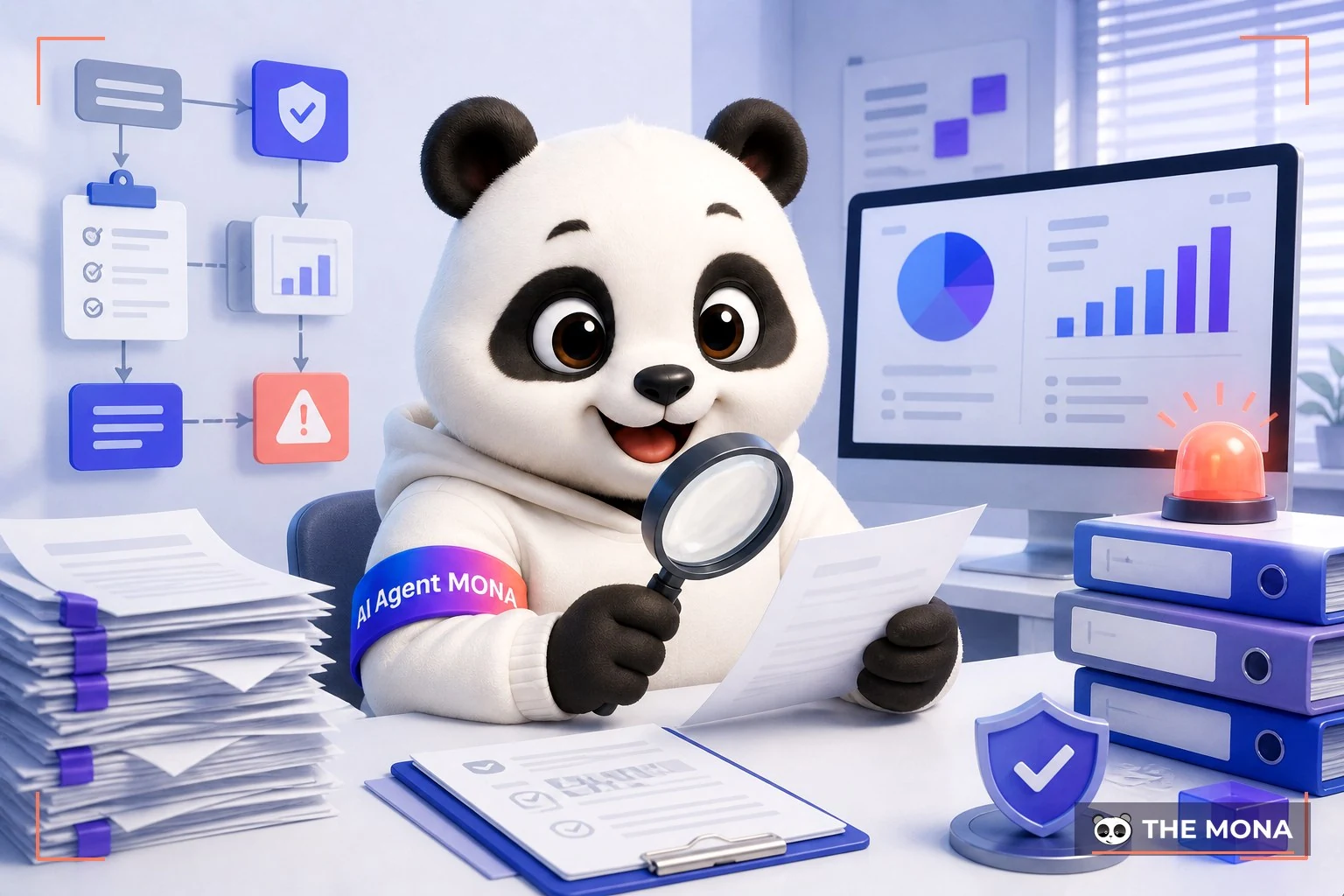 Đội gấu MONA đang thực hiện áp lực tuân thủ iso và rủi ro khi kiểm toán trong bối cảnh làm việc thực tế