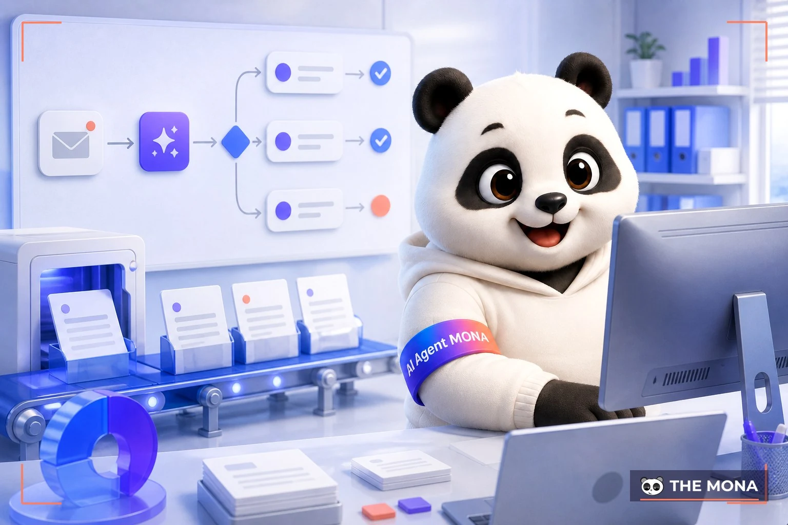 Đội gấu MONA đang thực hiện tự động hoá quy trình khiếu nại b2b giải pháp liền mạch từ mona trong bối cảnh làm việc thực tế