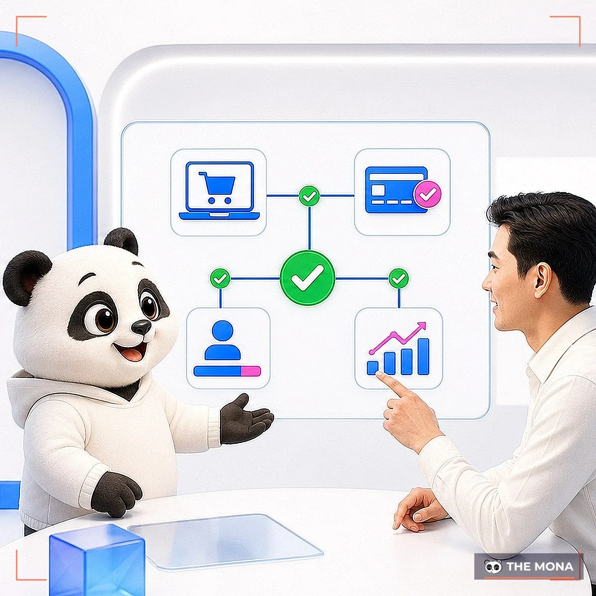 Giao dịch tự động trong hệ thống eLearning MONA