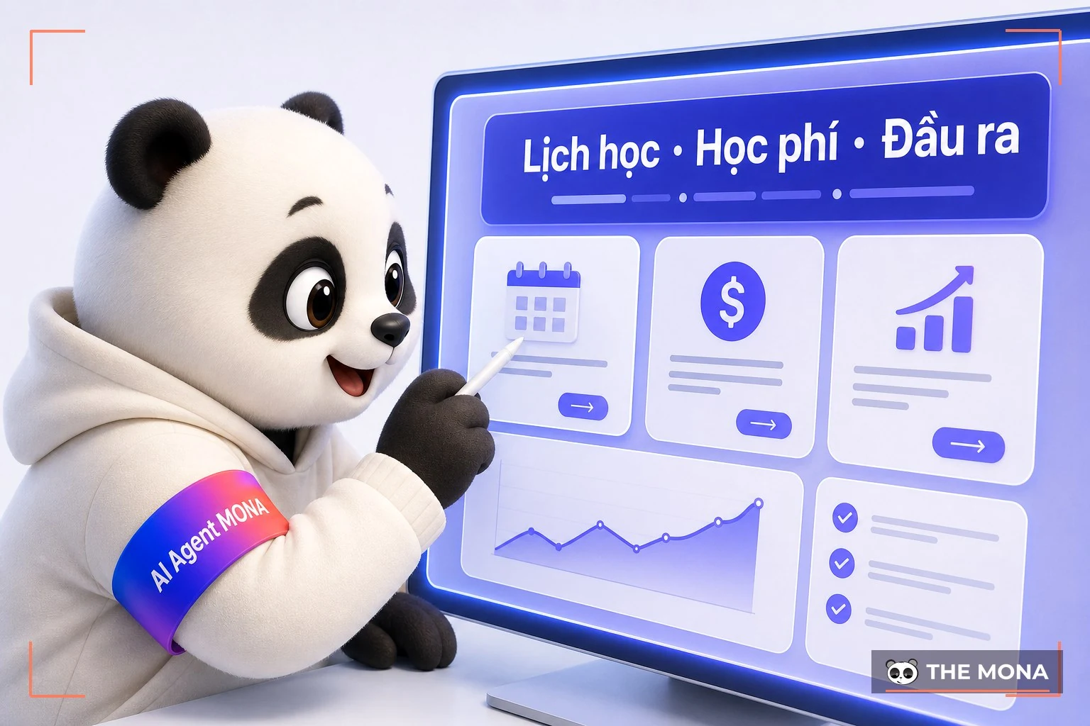 Gấu MONA sắp lịch học, học phí, đầu ra lên đầu trang