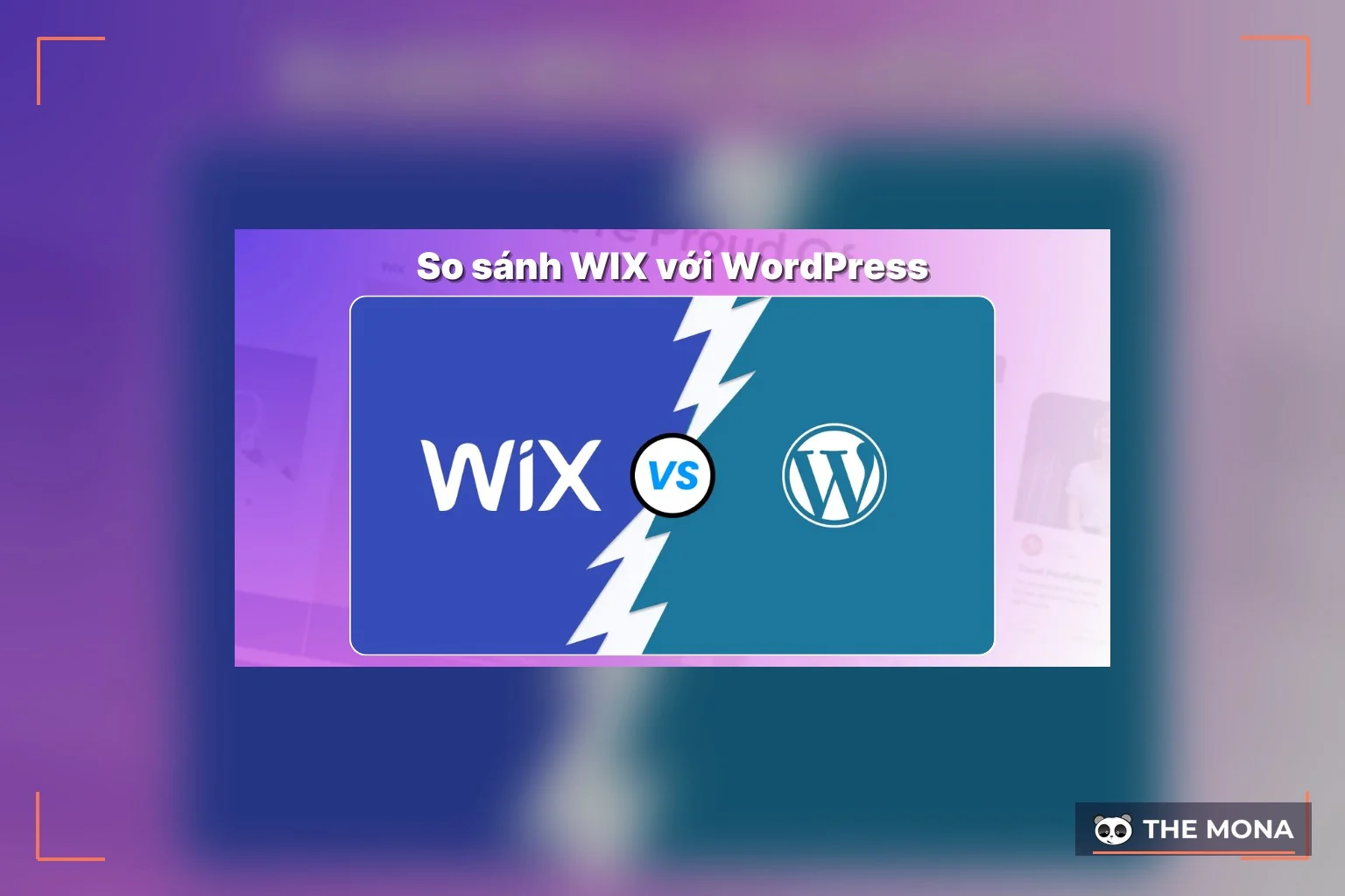 Bảng minh họa so sánh nền tảng Wix với WordPress