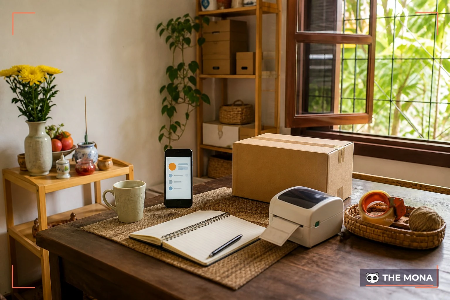 Đơn mở hàng thật của shop online được đóng gói và kiểm tồn