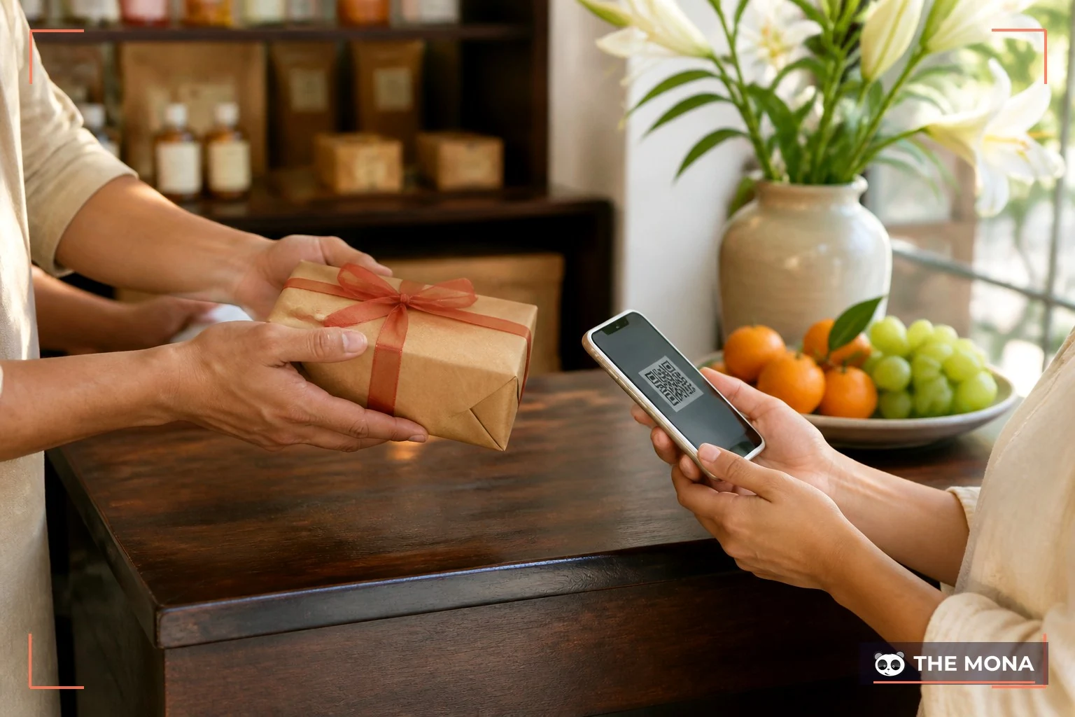 Khách mở hàng nhận sản phẩm trong tinh thần thuận mua vừa bán