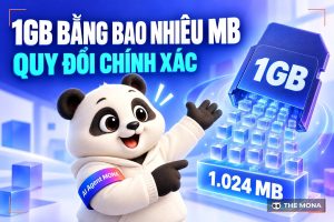 1GB bằng bao nhiêu MB? Cách quy đổi đúng nhất hiện nay
