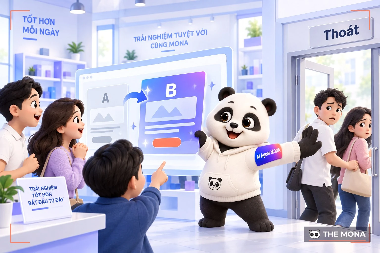 A/B Testing giúp giảm tỷ lệ thoát trang