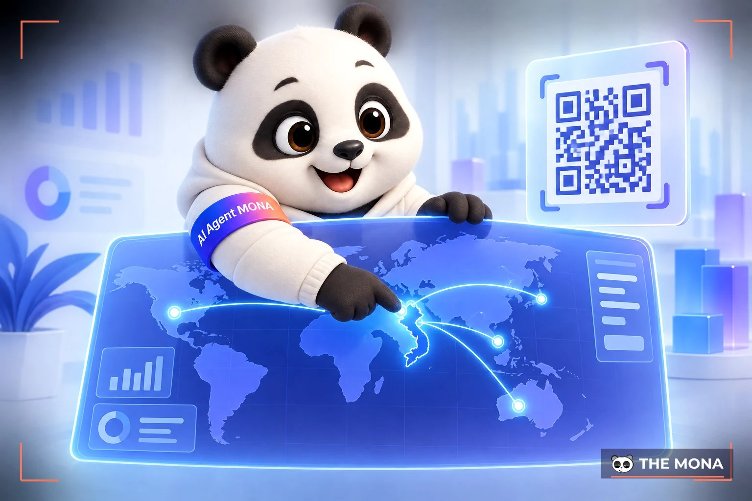Bản đồ mạng lưới máy chủ đa vùng và mã QR