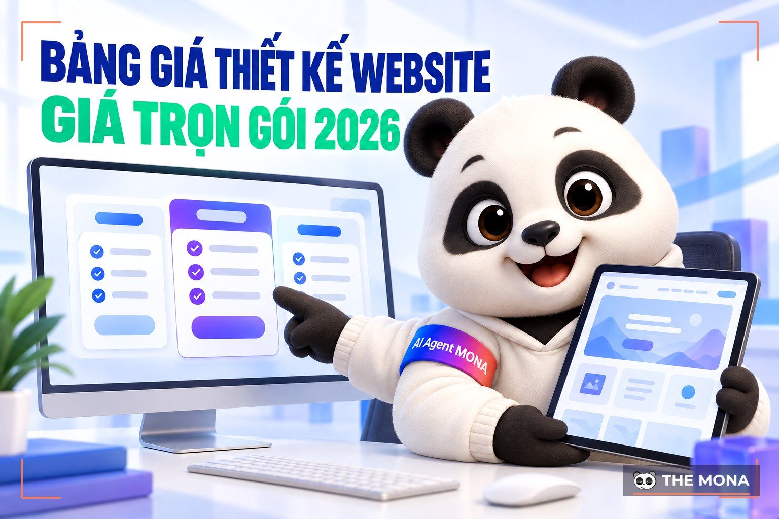 Bảng giá thiết kế website trọn gói, chuyên nghiệp chi tiết [2026]