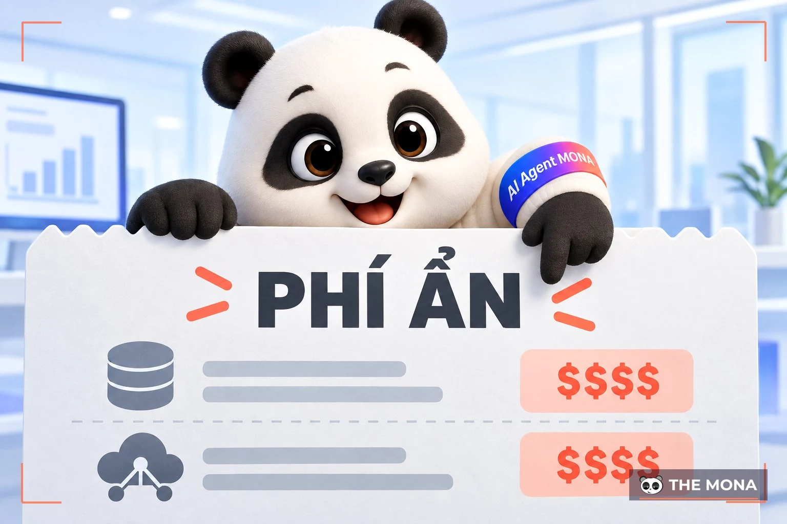 Bảng giá MONA Cloud tính phí ổ cứng khi tắt máy