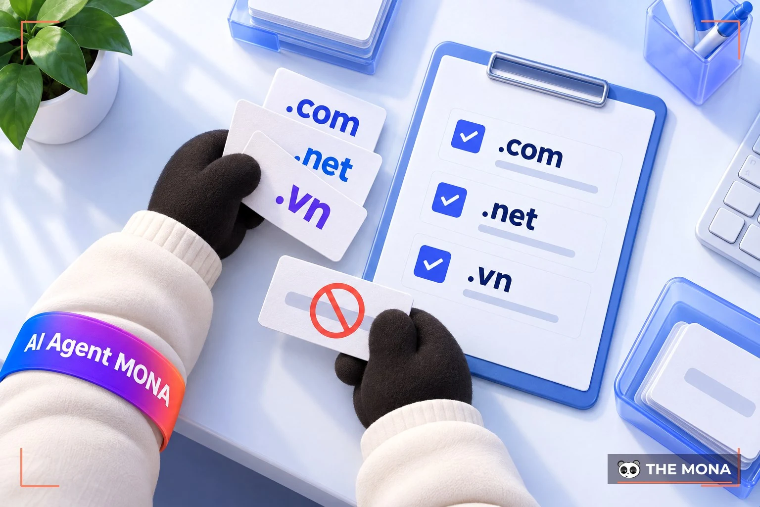 Bước 1: Đăng ký tên miền