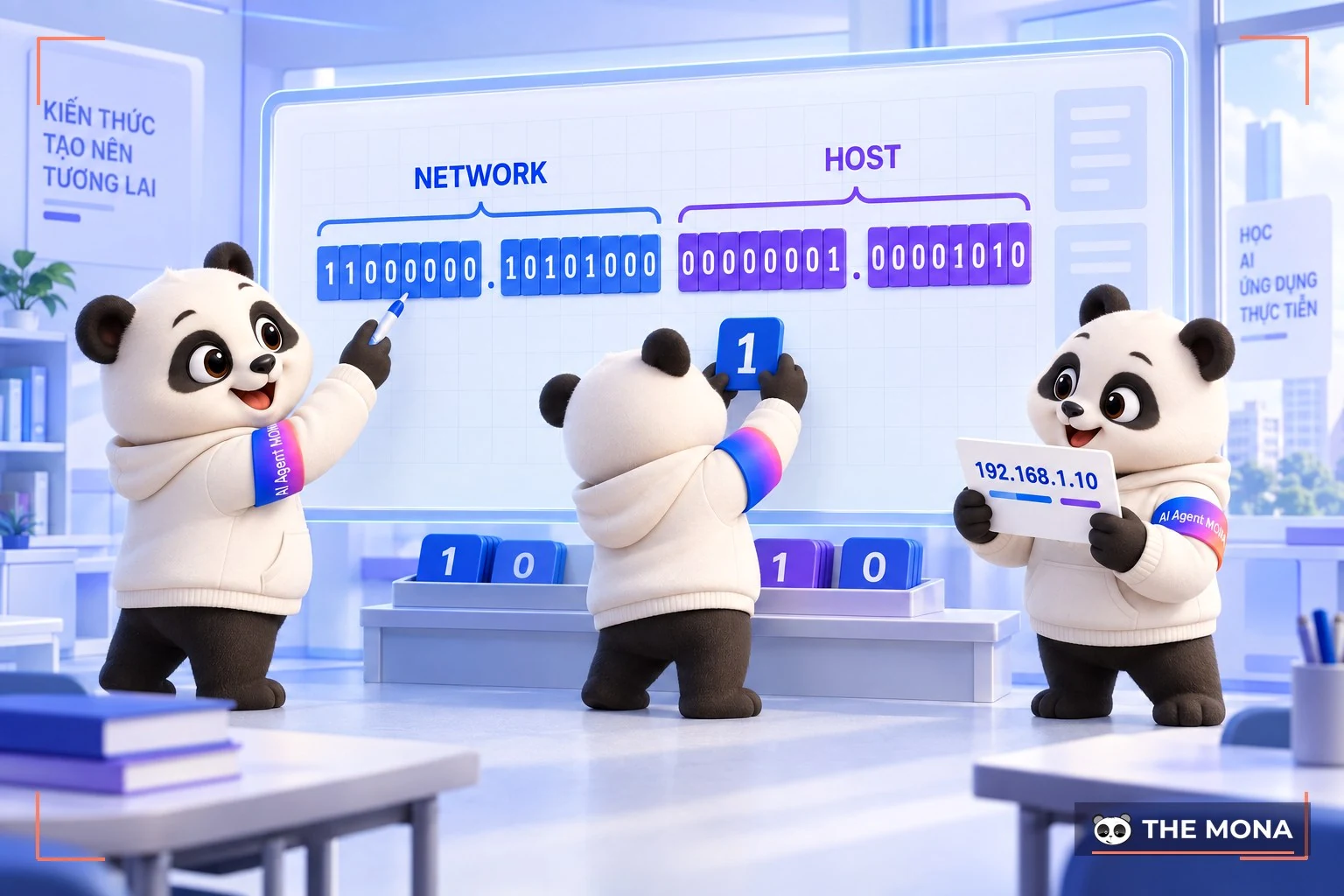 cách thức tính địa chỉ IP và subnet mask