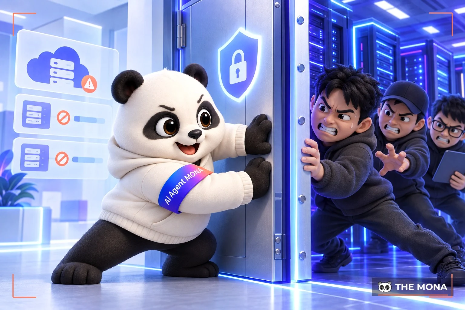 gau mona chan hacker cai ma dao coin