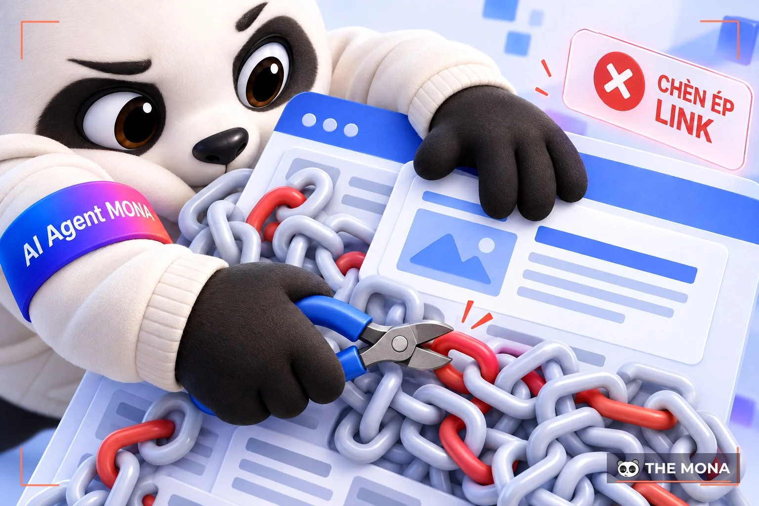 Chèn ép liên kết là lỗi backlink bị google phạt phổ biến