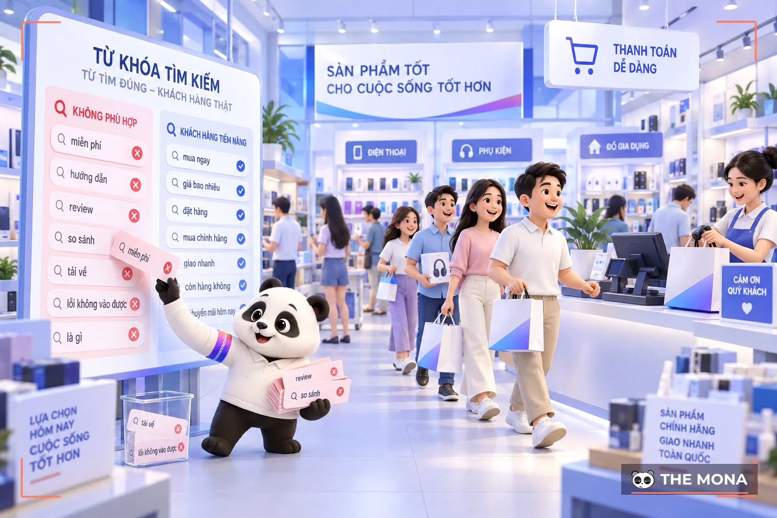 từ khóa phủ định chiến dịch tìm kiếm