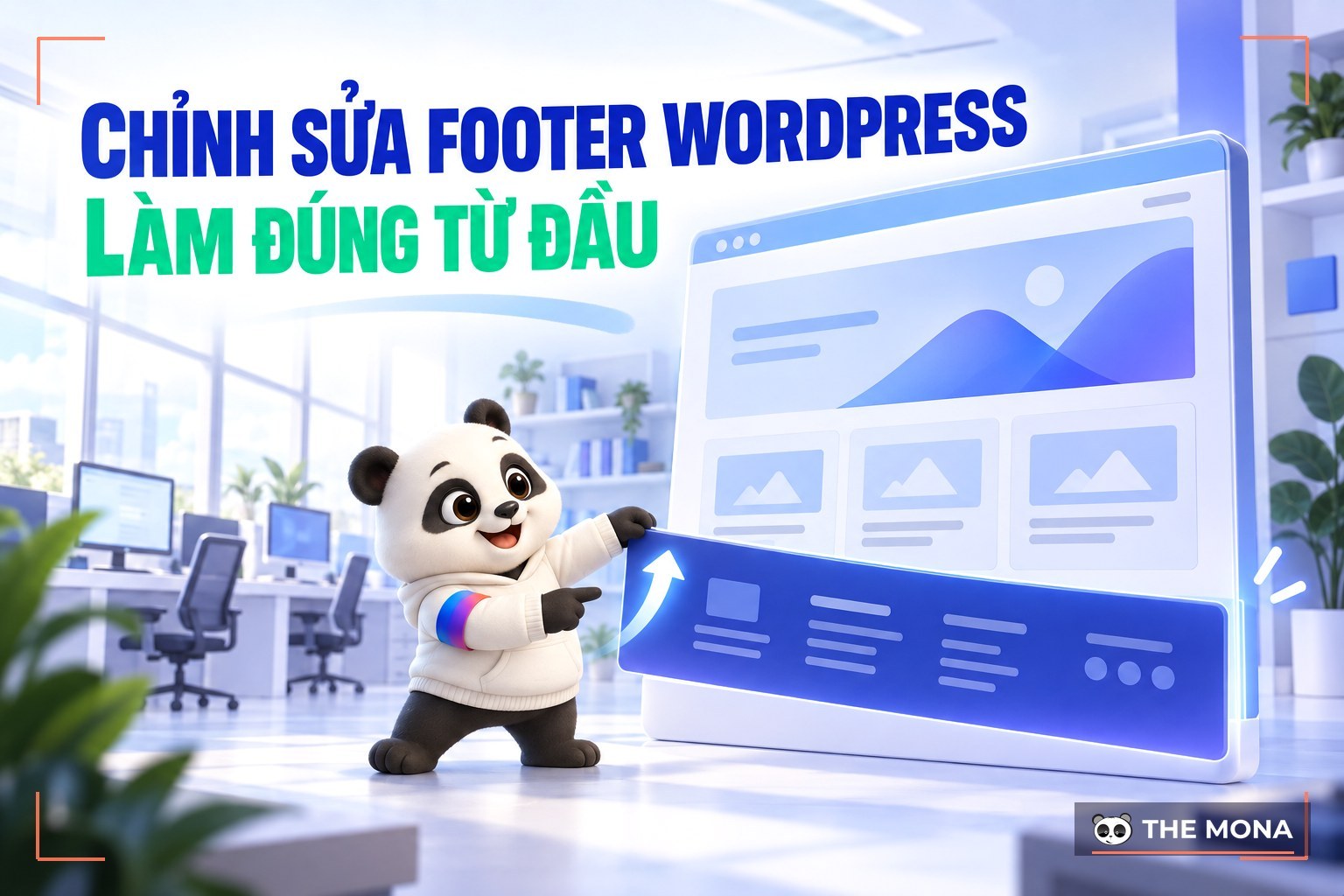 Hướng dẫn cách chỉnh sửa Footer trong WordPress