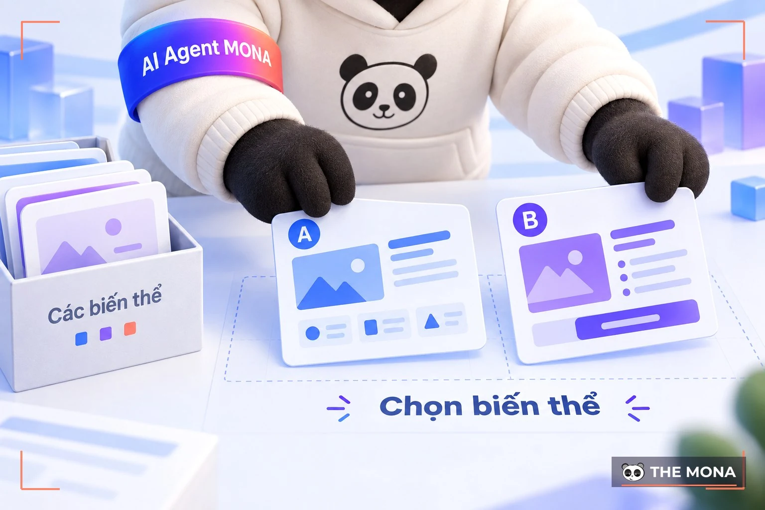 Chọn biến thể để làm a/b testing