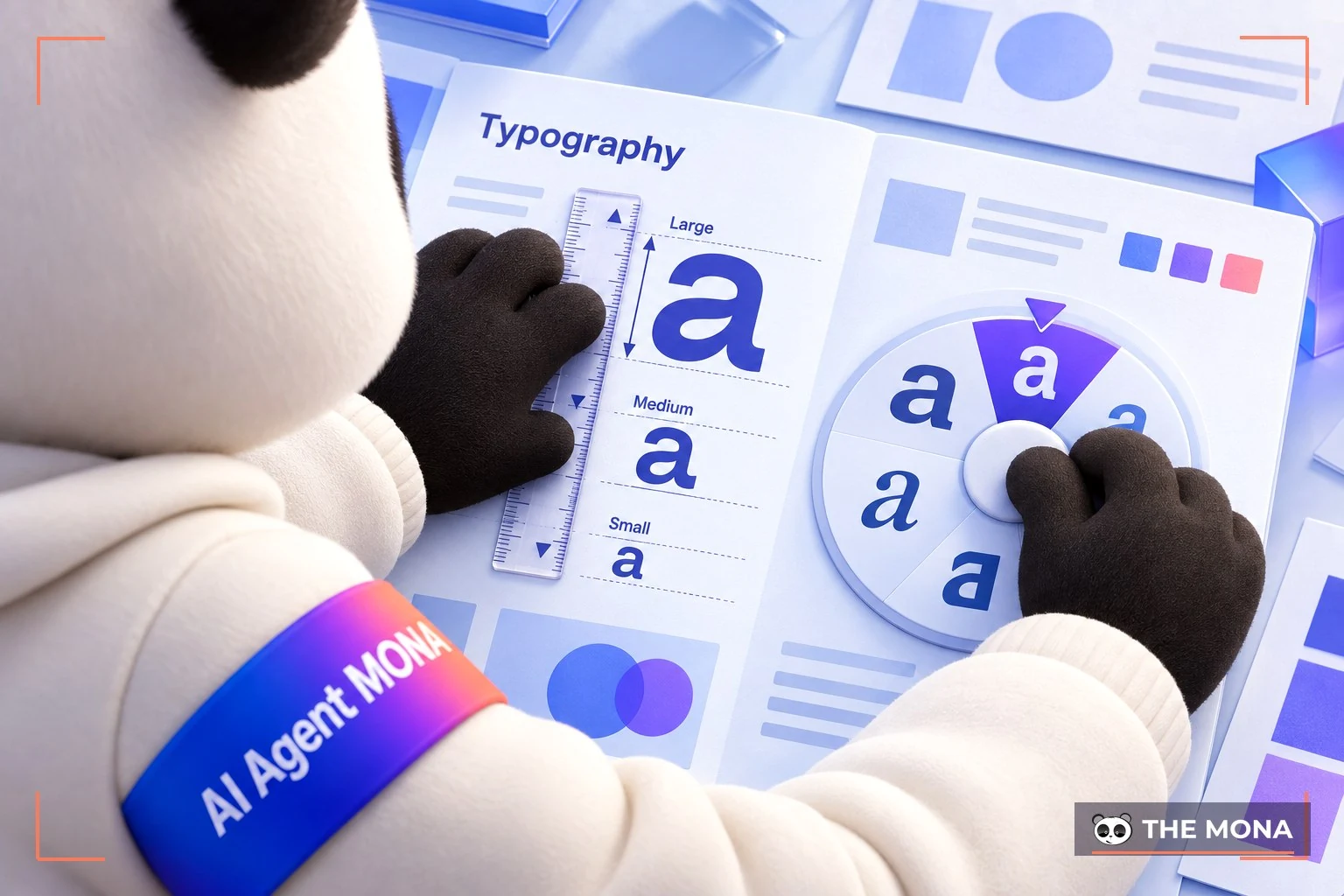 Chú ý font, size chữ trên thiết kế brochure