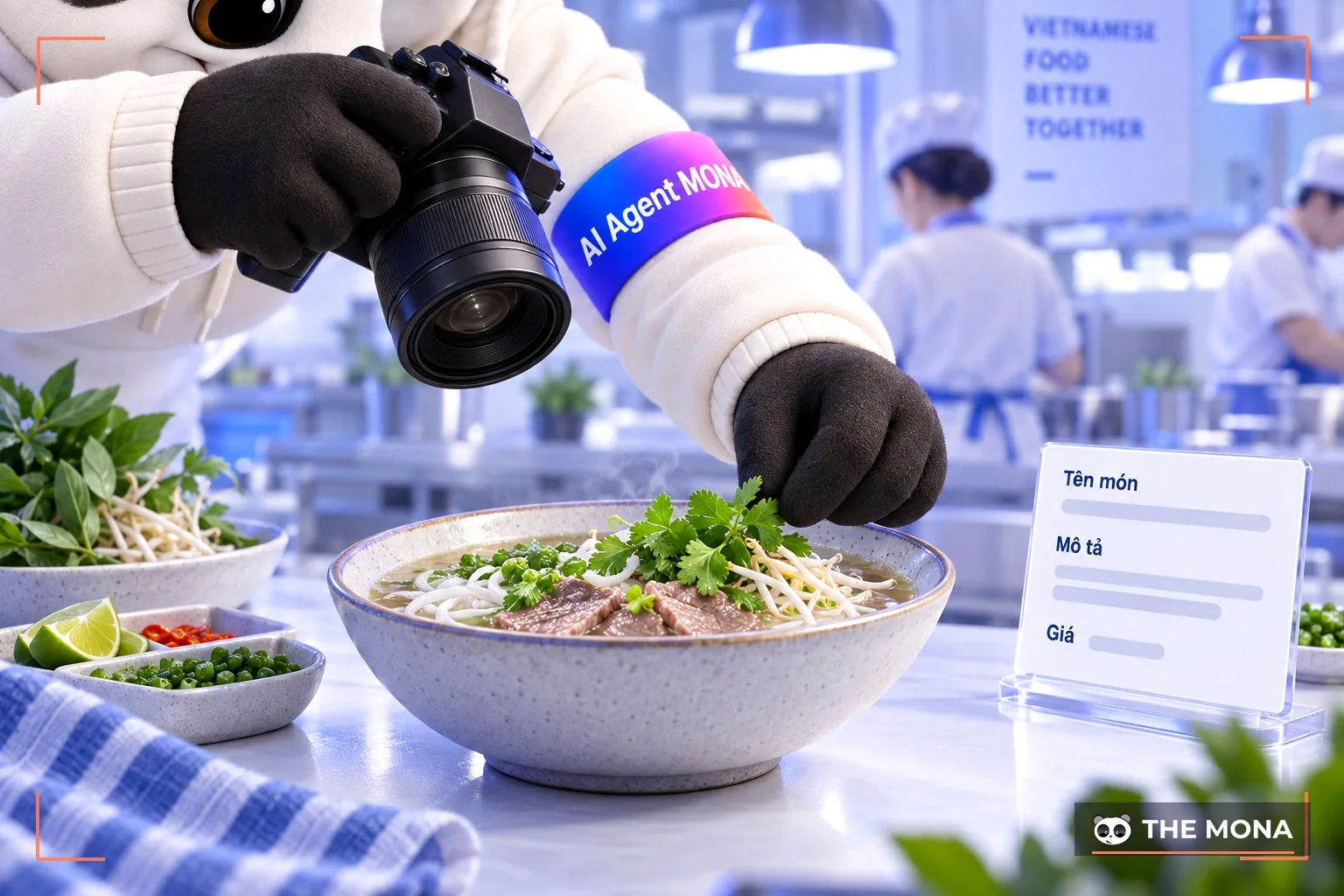 Chuẩn bị nội dung, hình ảnh đẹp để làm menu