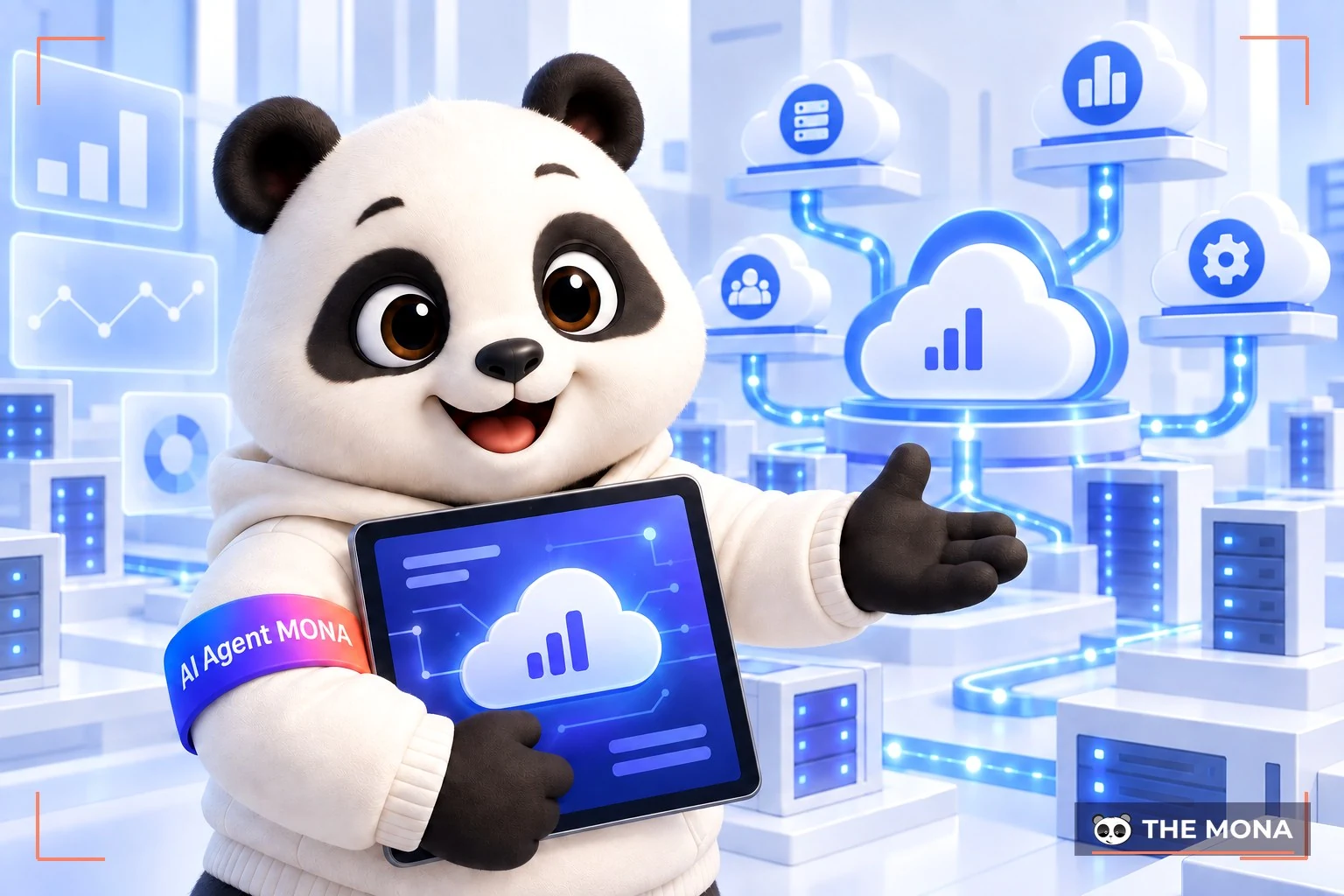 Gấu MONA mời gọi sử dụng hạ tầng cloud AI