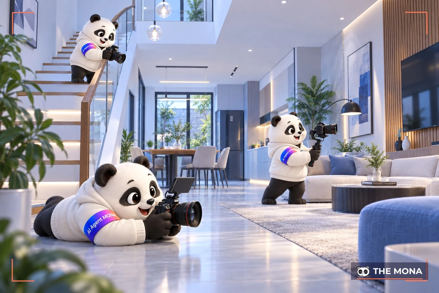 Đa dạng góc quay phim nội thất giúp người xem có nhiều góc nhìn khác nhau
