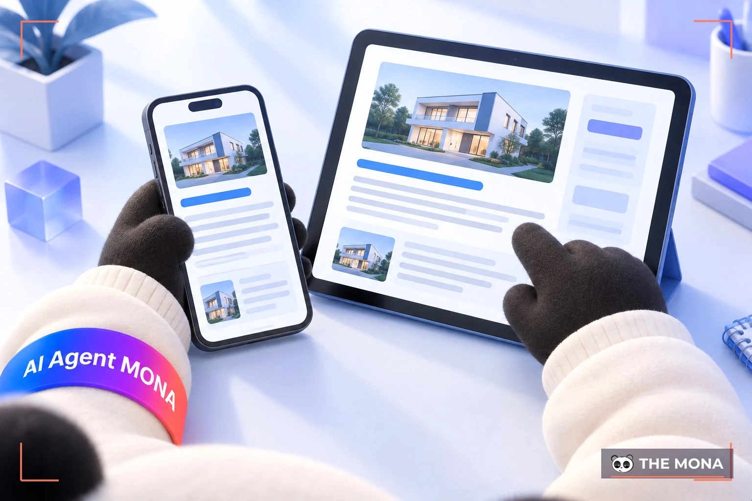 Thiết kế website bất động sản tương thích với các thiết bị di động