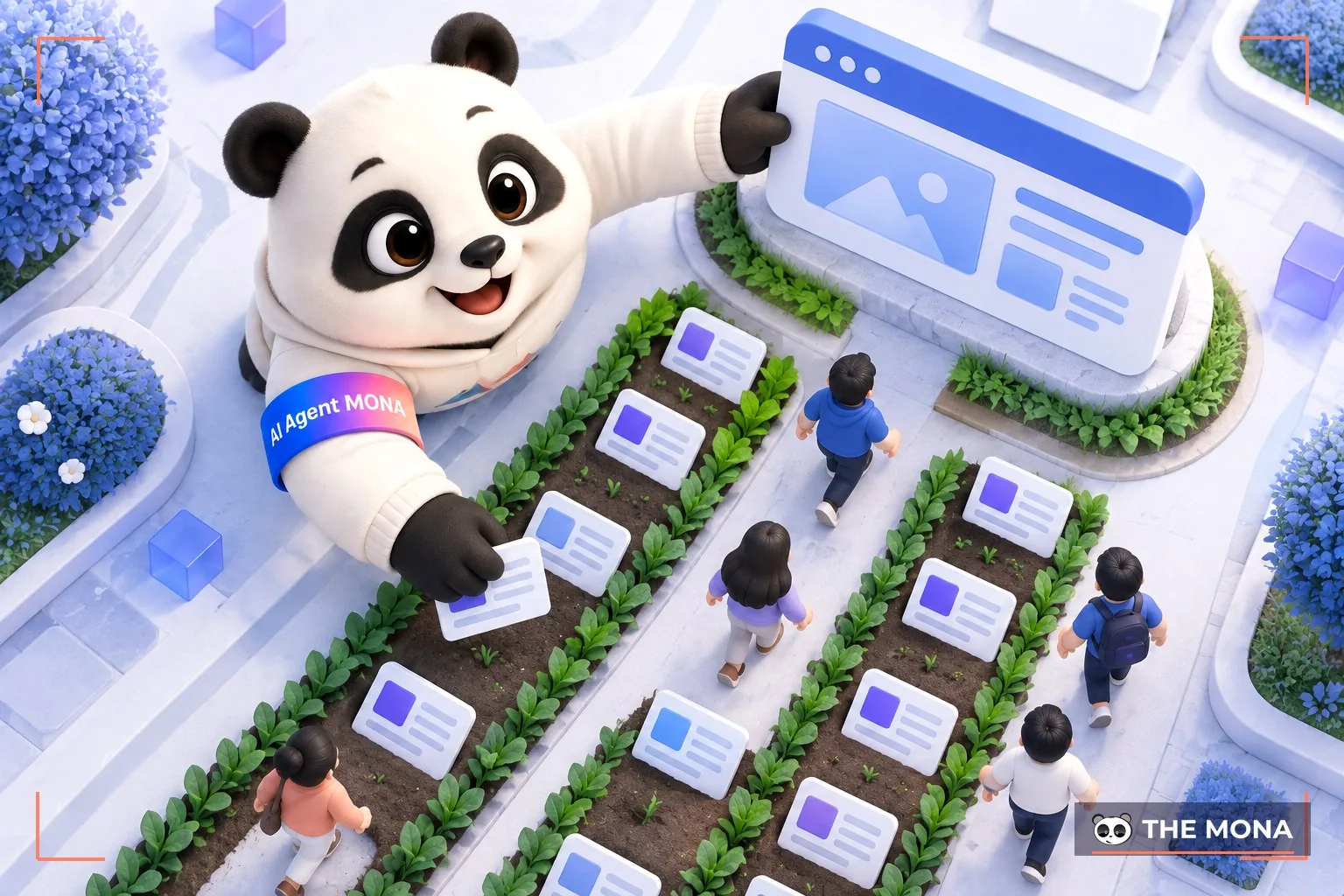 Minh họa dịch vụ SEO traffic giúp website tăng organic traffic bền vững