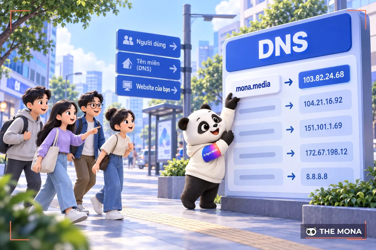 Thay đổi DNS