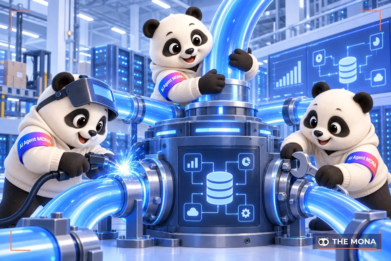 đội gấu MONA Agent gắn trí tuệ nhân tạo vào hệ thống nghiệp vụ