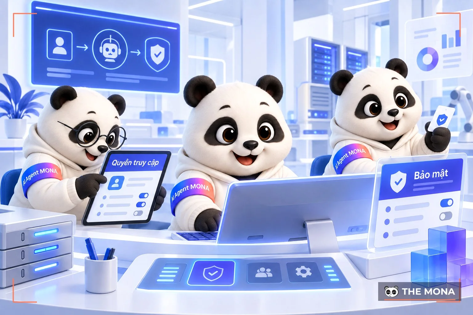 đội gấu mona cài đặt giới hạn an toàn