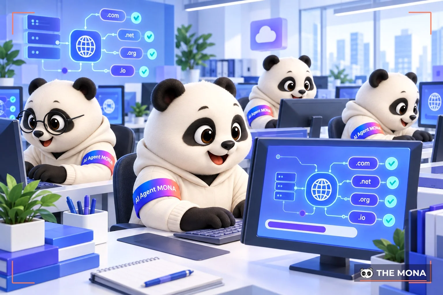 đội gấu mona đăng ký tên miền bằng ai