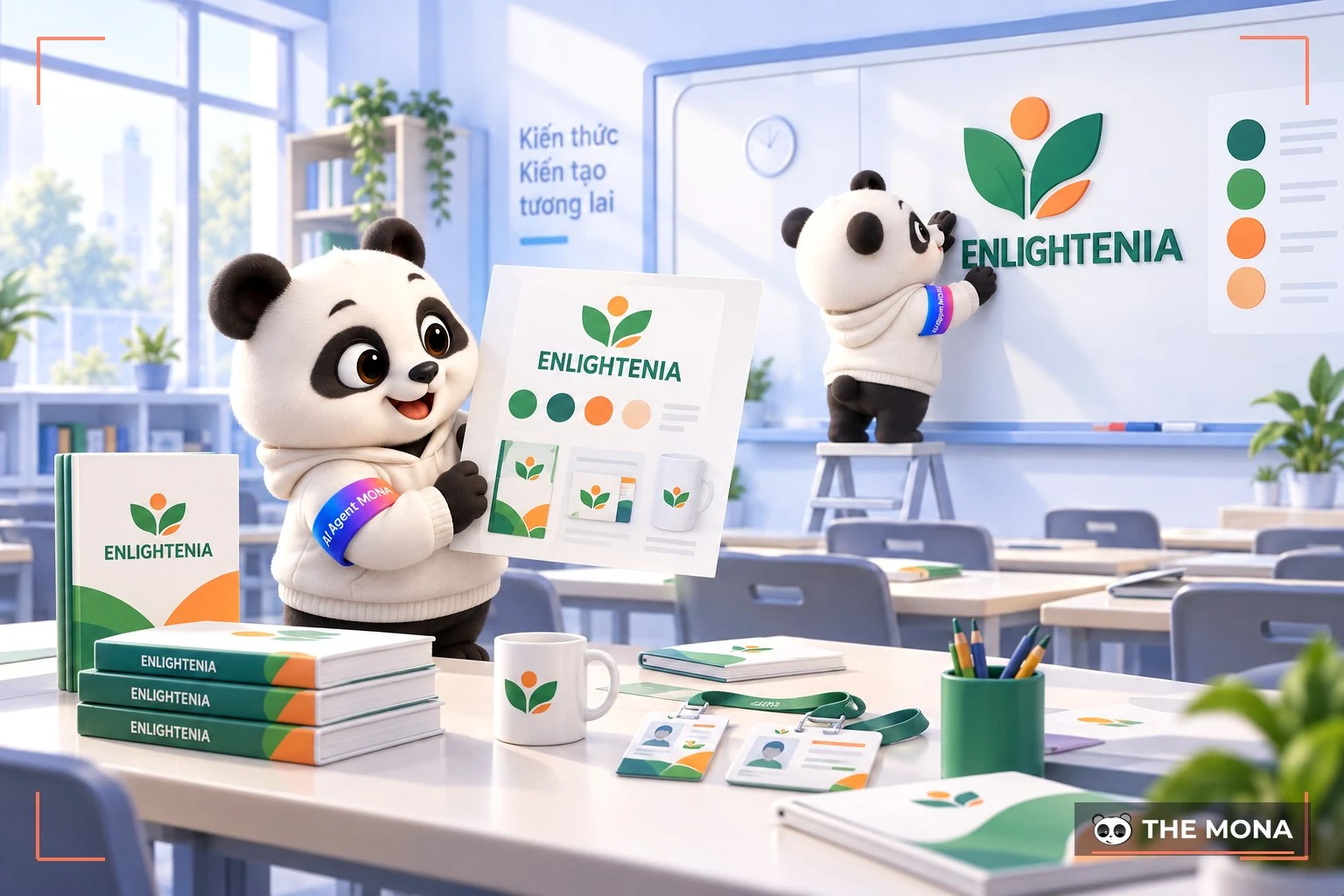 Dự án thiết kế bộ nhận diện thương hiệu cho Enlightenia