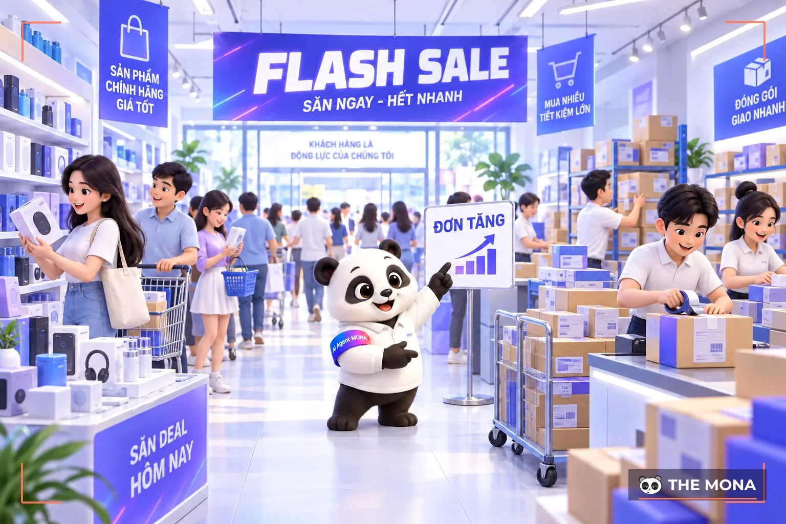 flash sale hàng tháng của các sàn thương mại điện tử